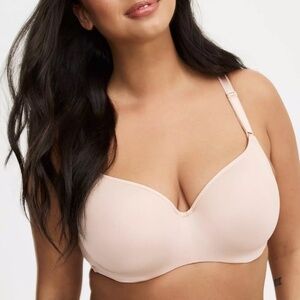 Brand new Torrid Bra 48D Balconette Lightly-Lined Rose dust/Beige